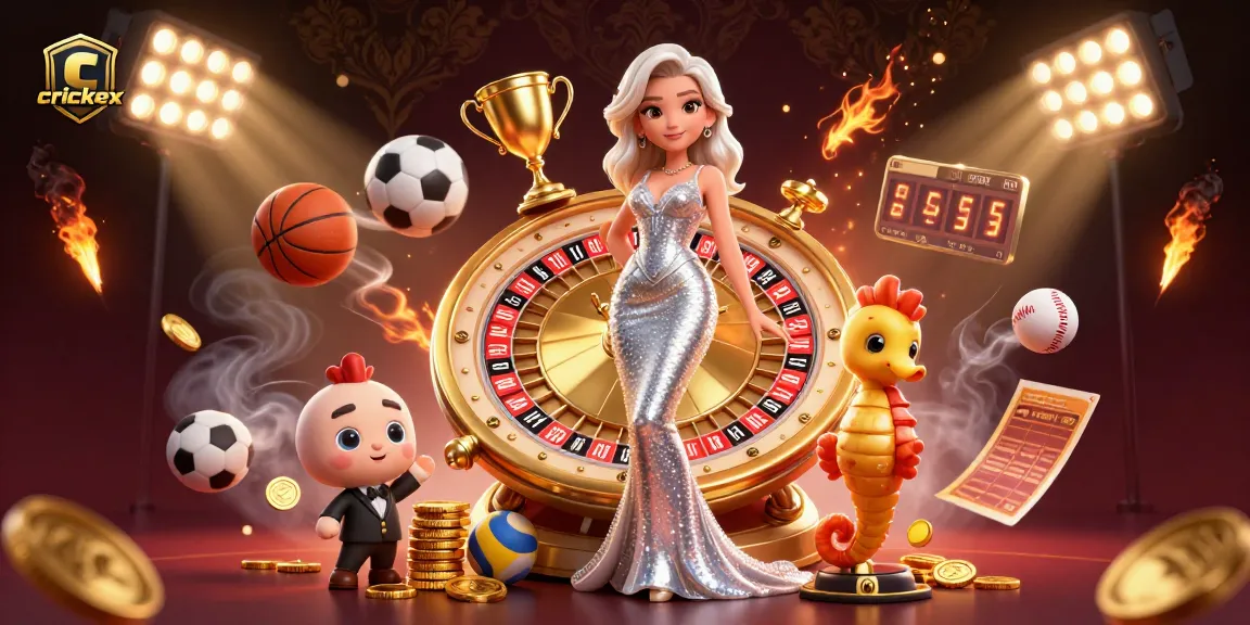 Crickex promotes engaging gameplay with sports elements and a vibrant atmosphere.