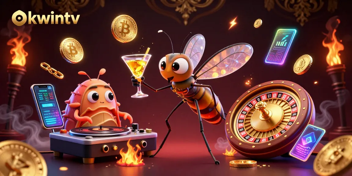 Engage in thrilling gaming with okwintv’s vibrant casino mascot and dynamic gaming elements.