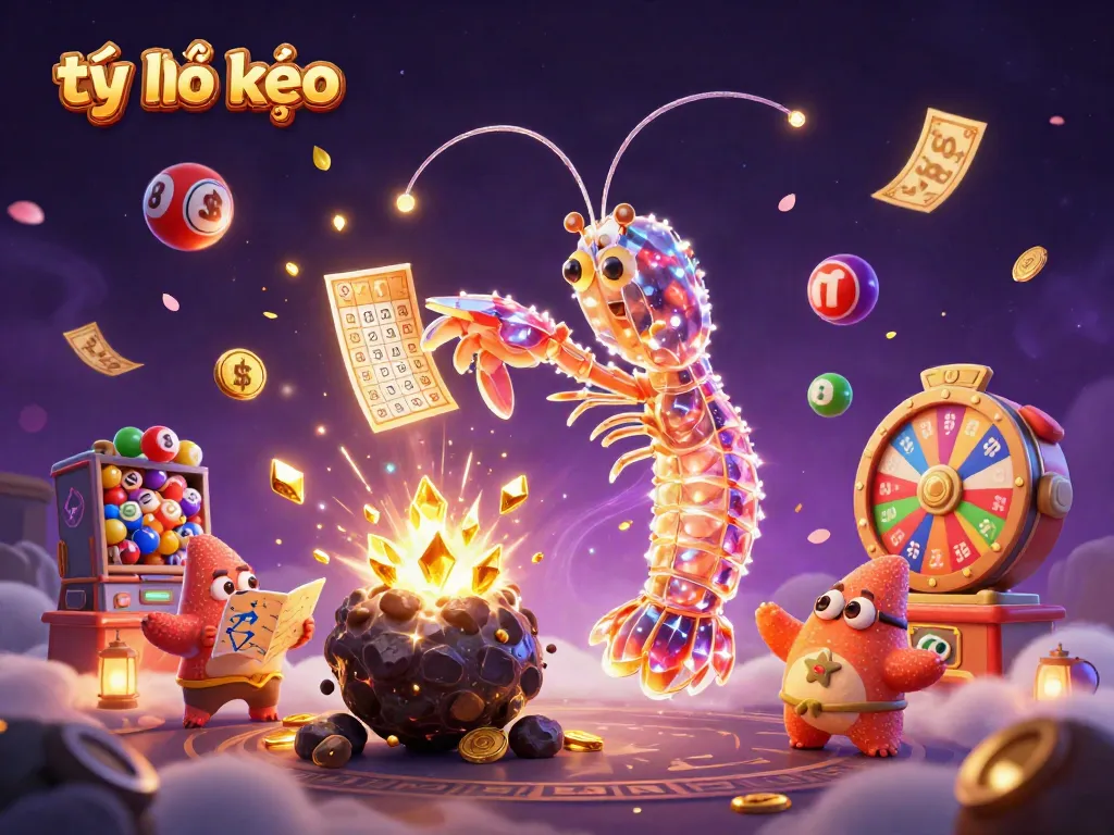Explore exciting tỷ lệ kèo with vibrant lottery elements and dynamic winning atmosphere.