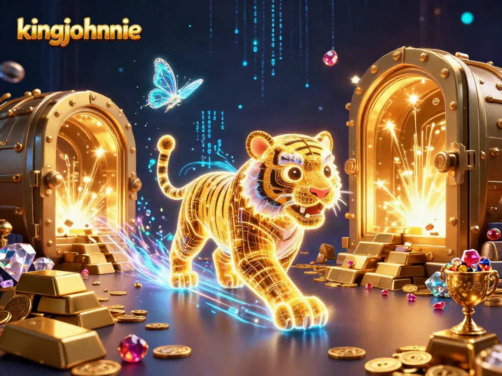 Experience the thrill of blackjack at kingjohnnie with vibrant casino elements and dynamic characters.