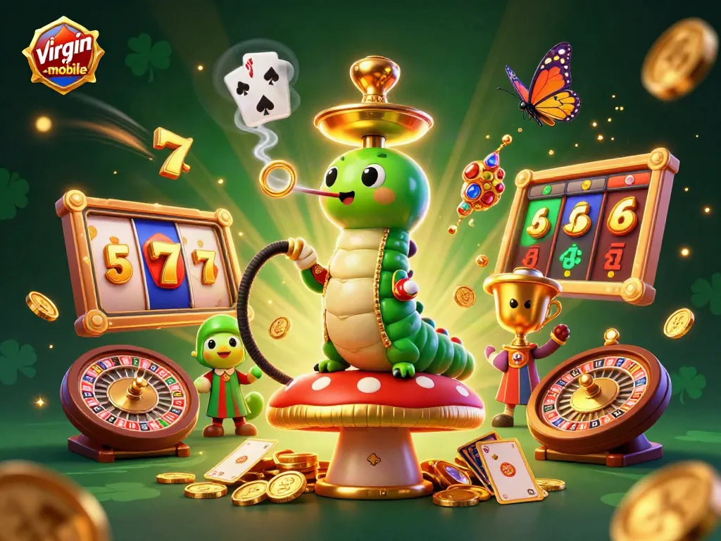 Engage with virgin-mobile's thrilling casino world featuring dynamic gaming elements and a fun 3D environment.