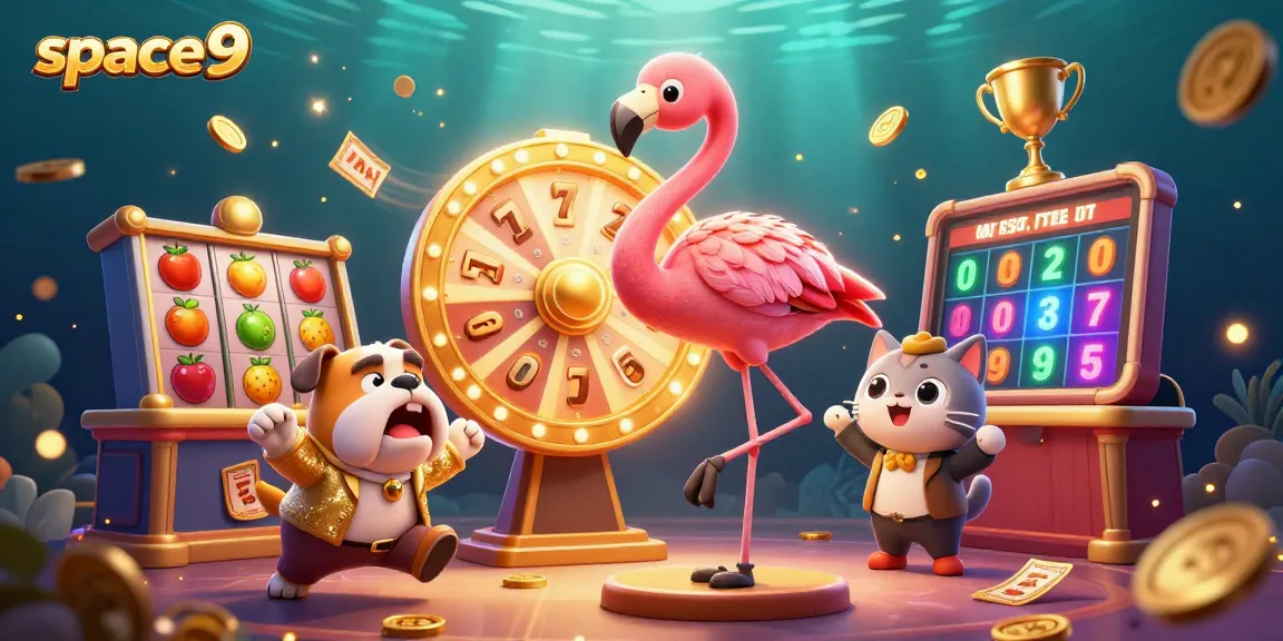 Spin the prize wheel for thrilling wins at Space9 Casino, featuring dynamic slot reels and rewarding moments.