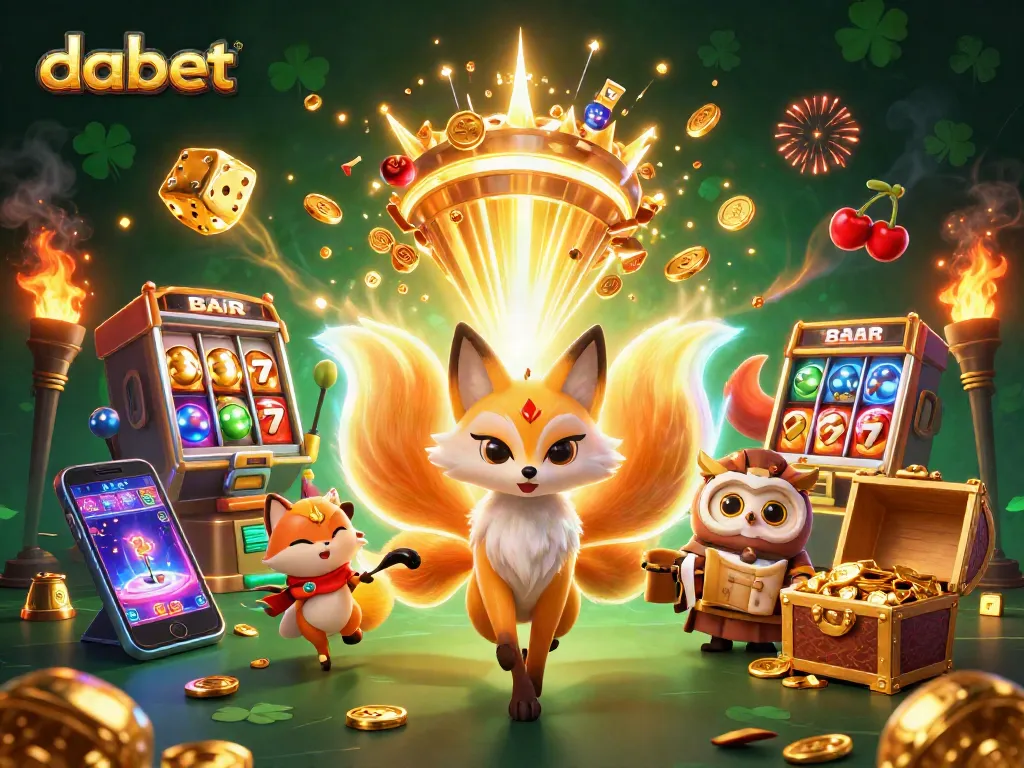 Dabet offers an exhilarating slot machine experience bursting with vibrant animations and magical characters.