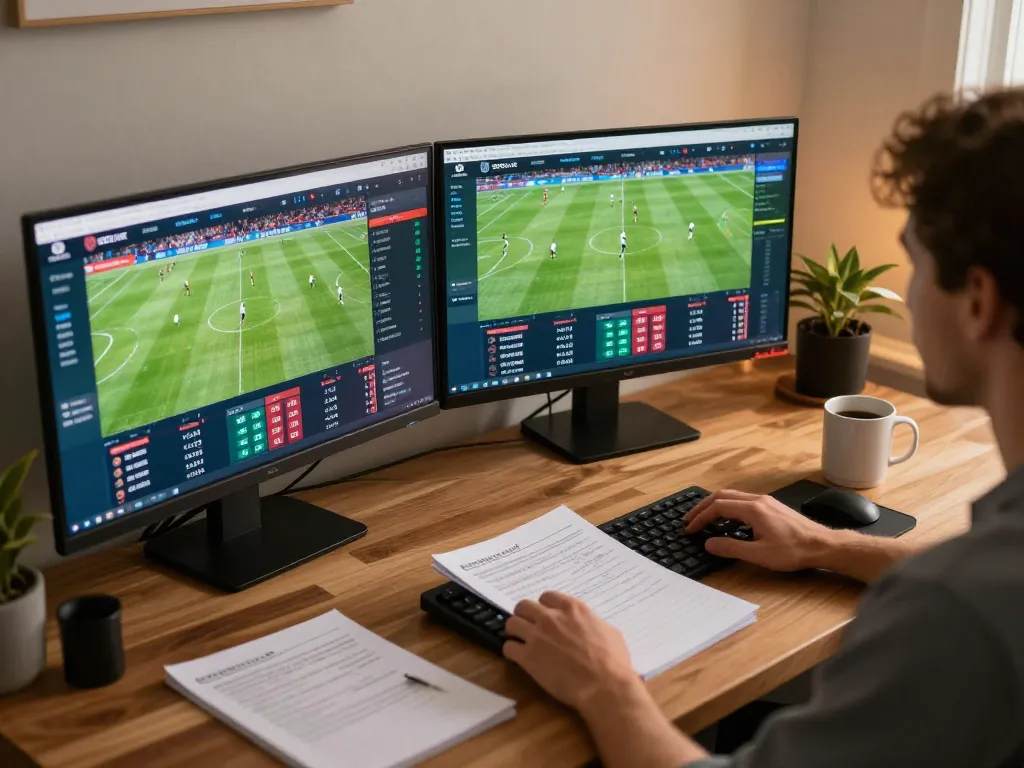 SOCOLIVE live betting setup with dynamic screens showing football match and odds updates