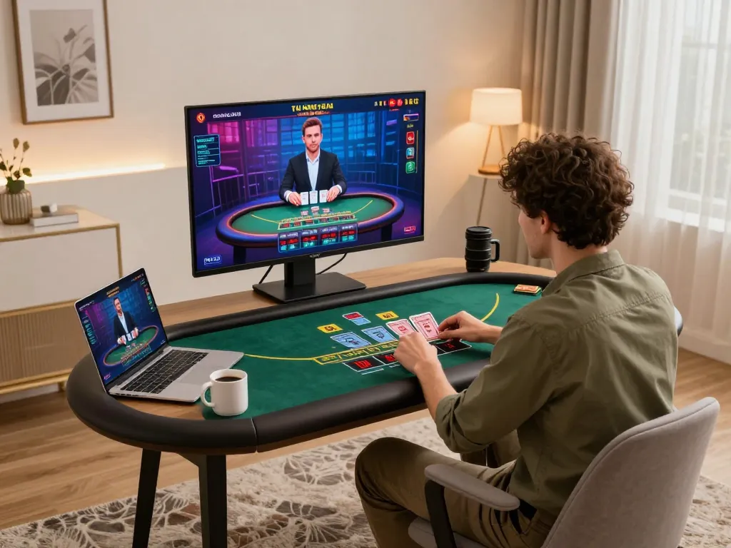 Engaging gameplay at HZ88's online blackjack table showcasing a live dealer