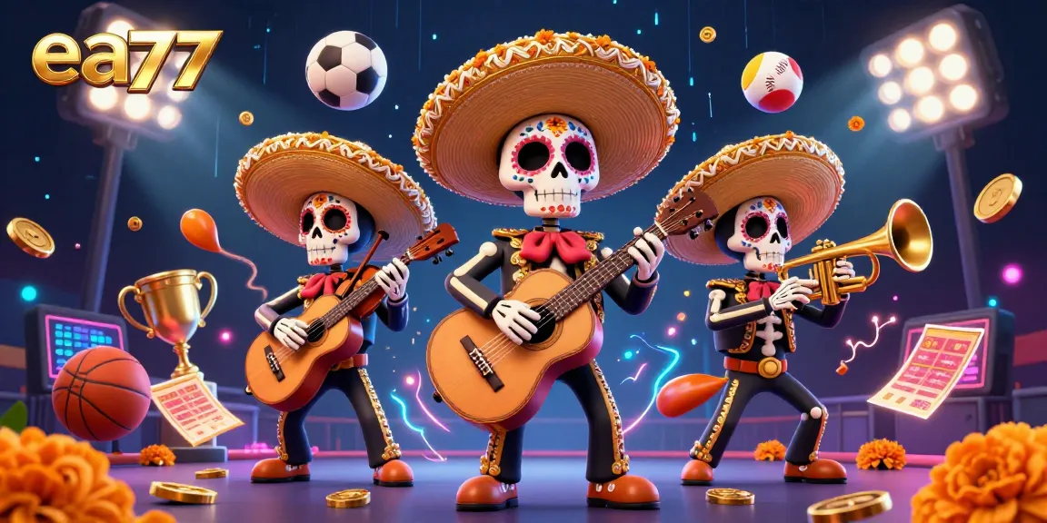Win big with ea77 as colorful mariachis celebrate dynamic online gaming excitement.
