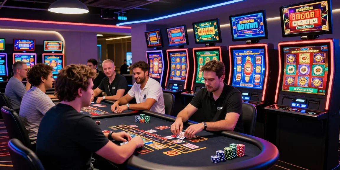 Players engaging in dynamic gaming experience at https://88m.locker/ with vibrant visuals and live dealer interactions