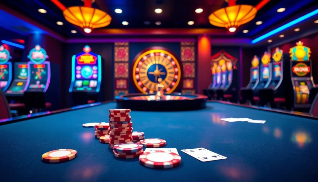Experience the excitement of gambling at https://8kbet.ngo/ with vibrant casino tables and thrilling games.