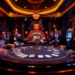 Experience the thrill of winnings at 6FF Casino with vibrant poker tables and roulette wheels.
