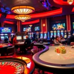Experience exhilarating gameplay at https://23win.autos/ in a luxurious casino setting, featuring roulette and poker tables.