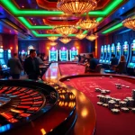 Experience the thrill of elegant gambling environments at https://zbet.nyc/ with vibrant gaming tables and spinning roulette wheels.