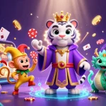 Experience thrilling gaming at JeetBuzz with a vibrant, lively casino scene.