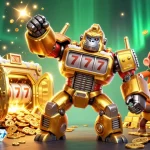 Experience thrilling wins with CM88 as a golden gorilla mech explodes with coins and treasures.