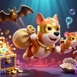 Experience thrilling gaming action with okwintv, featuring captivating 3D characters and vibrant casino elements.