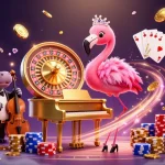 Spin and win at fly88hv with a vibrant casino scene featuring animated characters and dynamic game elements.