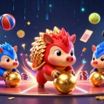 Experience excitement at go8888 with pangolins rolling in golden balls and poker chips